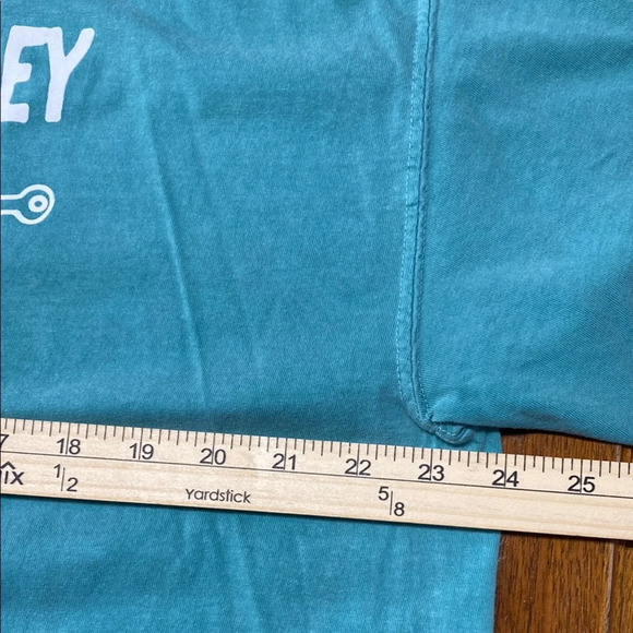 Teal Men's T-Shirt Hadley Logo Size XL - Picture 6 of 6